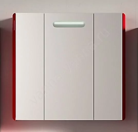 Зеркало-шкаф Vod-ok Elite Флорена 100 свет, белый