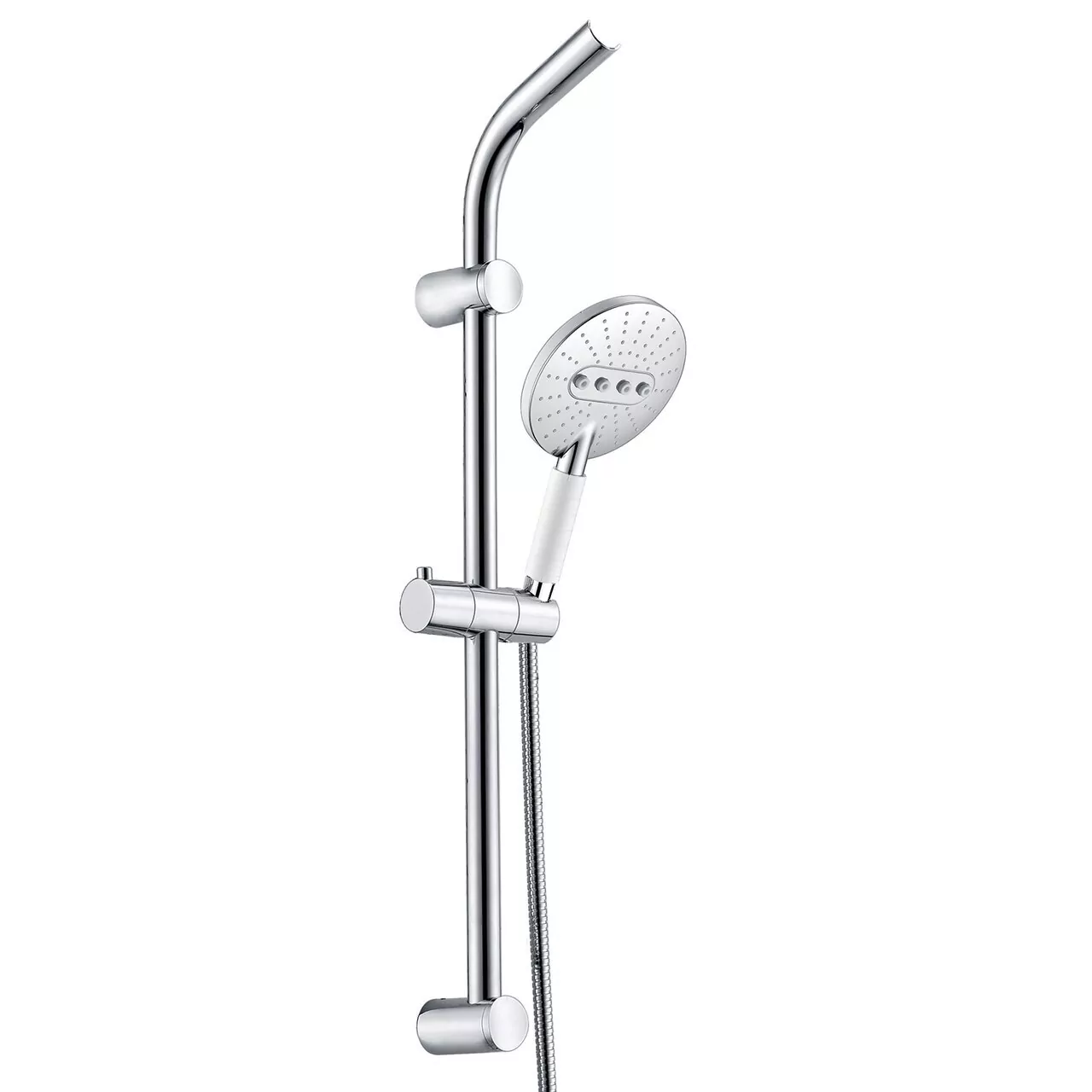 Штанга для душа WasserKraft A044 с лейкой и шлангом, хром