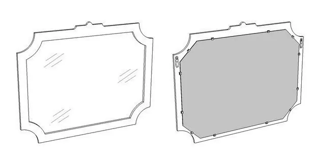 Зеркало Corozo Манойр 105 белый
