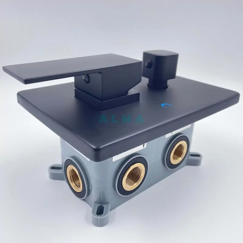 Душевой комплект ALMAes Elbe TVZ-0811 черный матовый