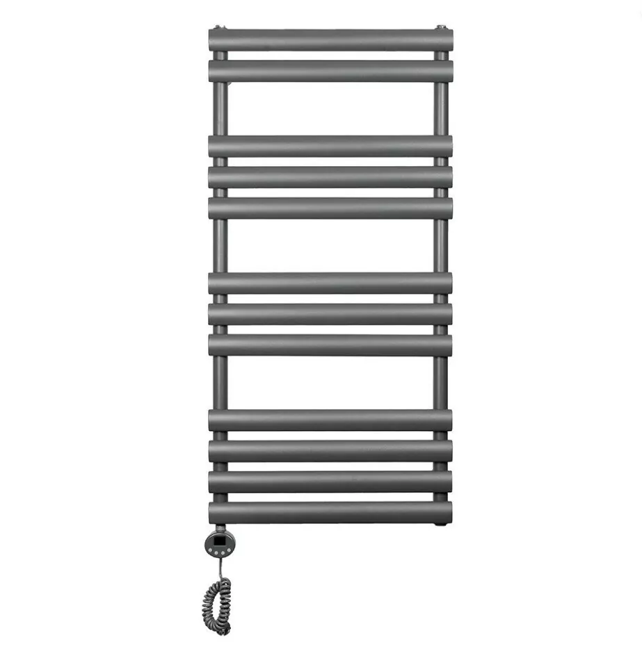 Полотенцесушитель электрический Domoterm Альфа П12 500х1130 EL левый, графит