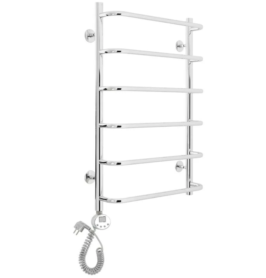 Полотенцесушитель электрический Domoterm Стефано П6 500x600 EL, хром