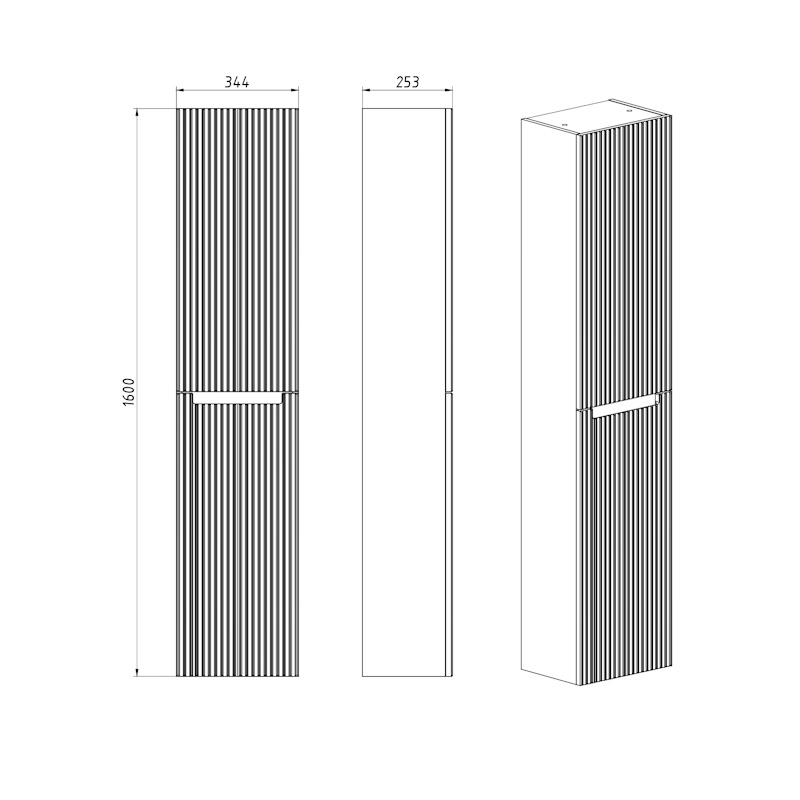 Пенал Dreja Euphoria 35 см, белый