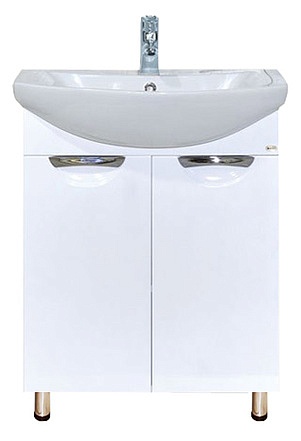 Тумба с раковиной Misty Лаванда 60 белый