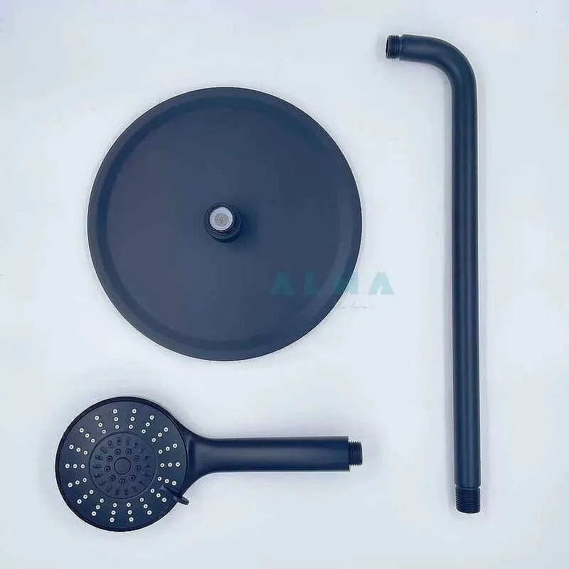 Душевой комплект ALMAes Ruver TVZ-8830 черный матовый