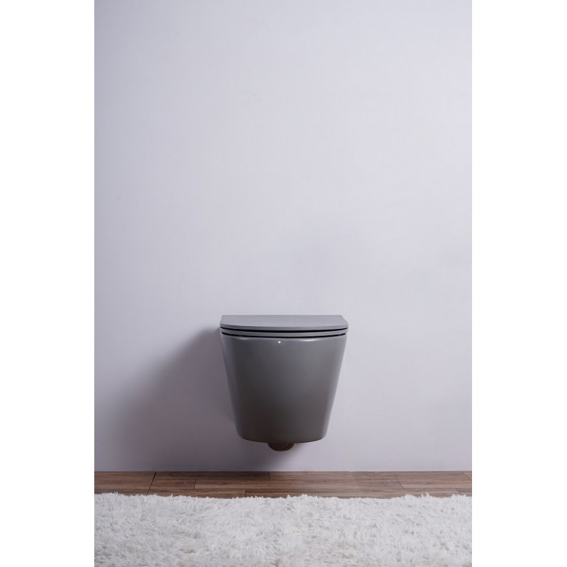 Унитаз подвесной Esbano AZALEA (Matt Grey) 480x365x360 от магазина Vanna-Vanna.ru!