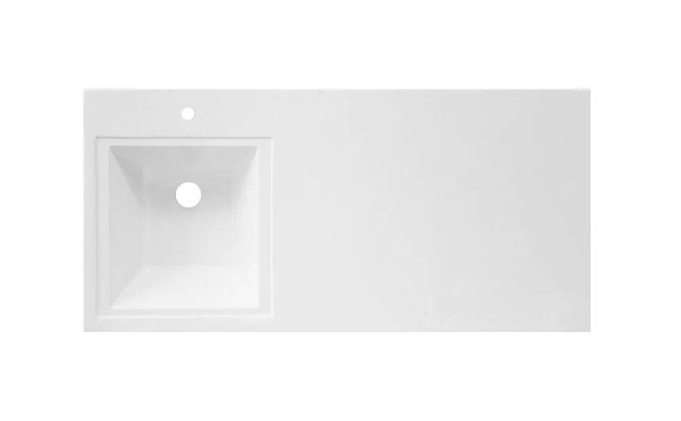 Тумба c раковиной Bellezza Олиссия 100 L напольная 1 дверь белая