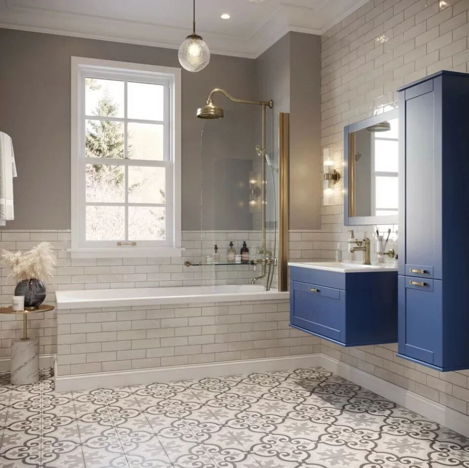 Тумба с раковиной Sanflor Ванесса 75 подвесная, индиго