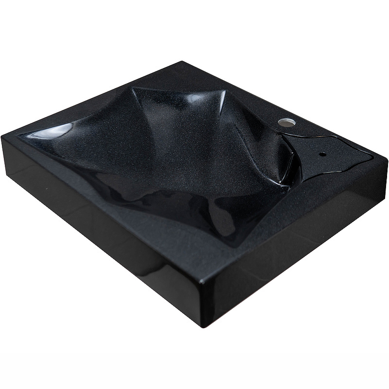 Раковина Stella Polar Элиза 60х50 черный