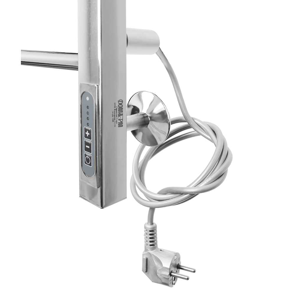 Полотенцесушитель электрический Domoterm DMT Квадро П10 500x1000 EK R хром