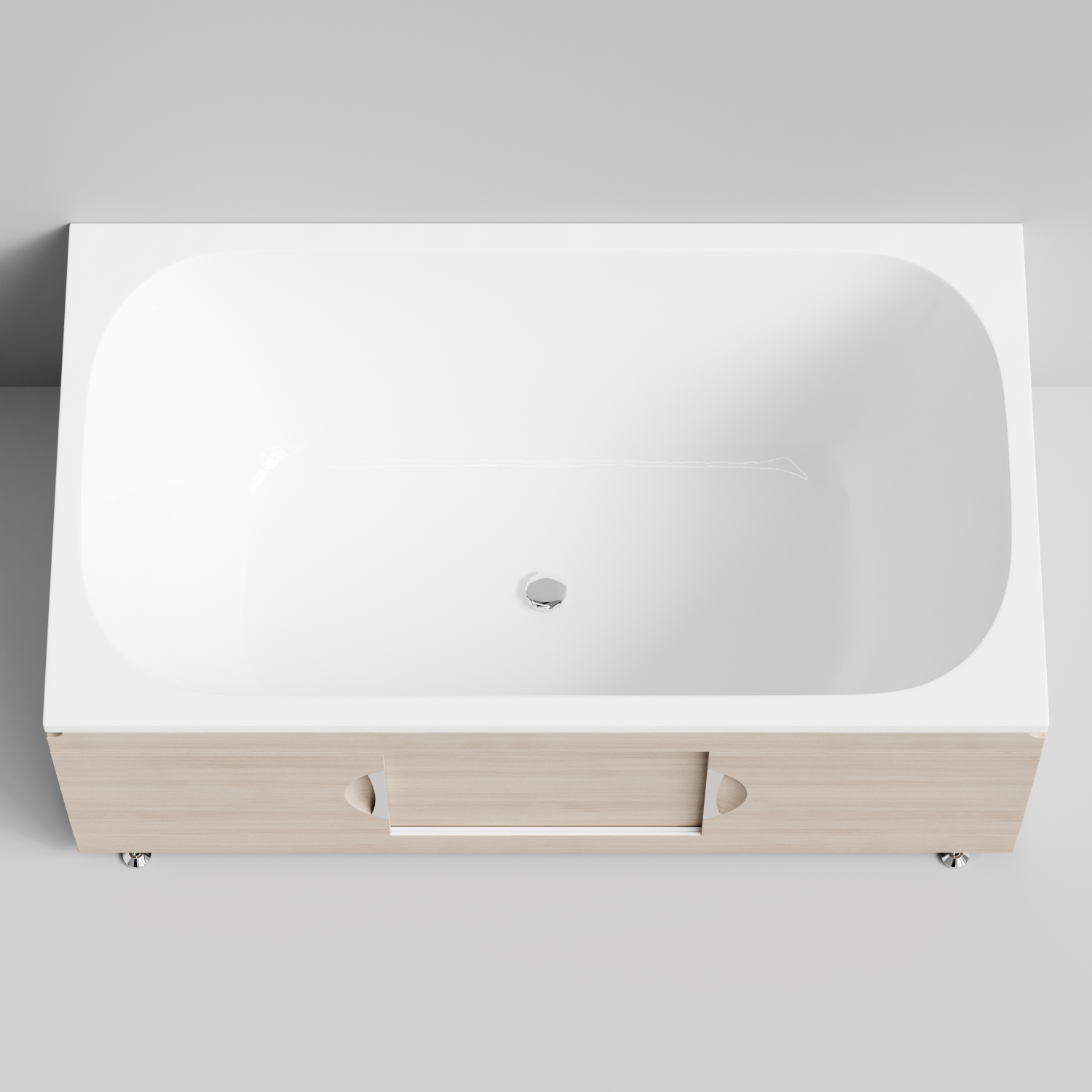 Экран под ванну Vod-ok Топ 150 раздвижной, дуб