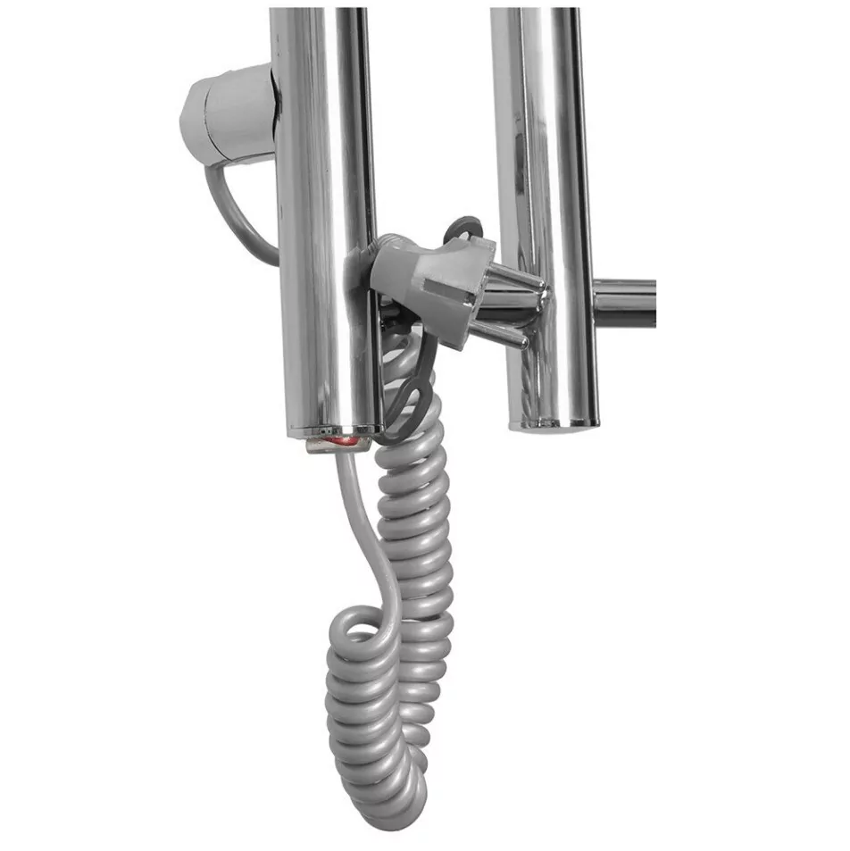 Полотенцесушитель электрический Танго Domoterm 109-V4 36х92 L левый, 4 крючка, хром