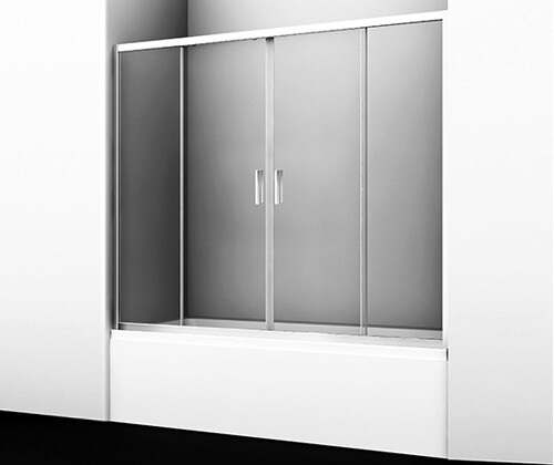 Стеклянная шторка WasserKraft Lippe 45S02-170