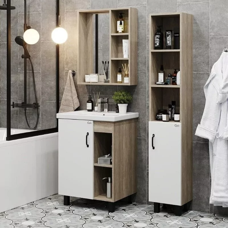 Зеркало-шкаф Onika Тимбер 60.00 дуб сонома