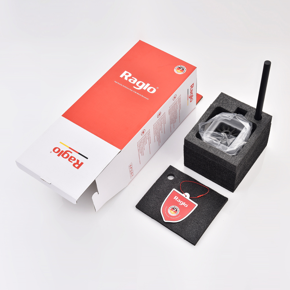 Ершик настенный Raglo R301.10.06, черный матовый от магазина Vanna-Vanna.ru!