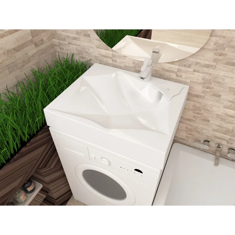 Раковина Stella Polar Элиза 60х50 белая