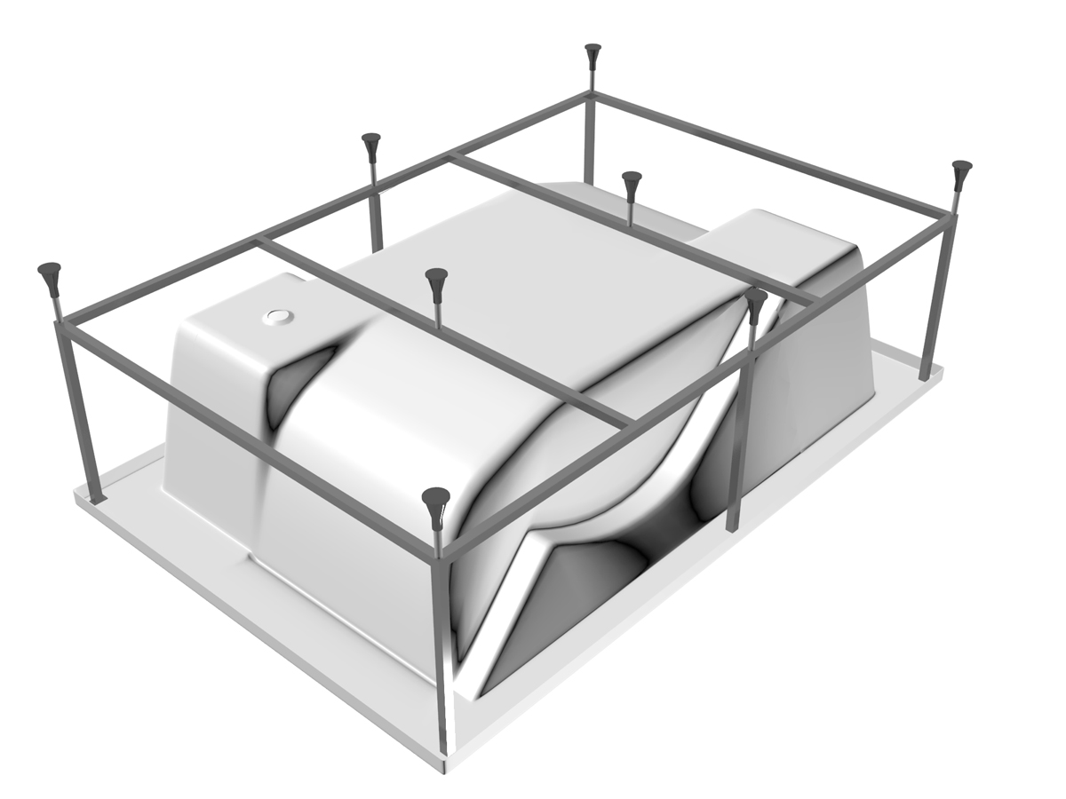 Ванна акриловая Vayer Kasandra 195х135
