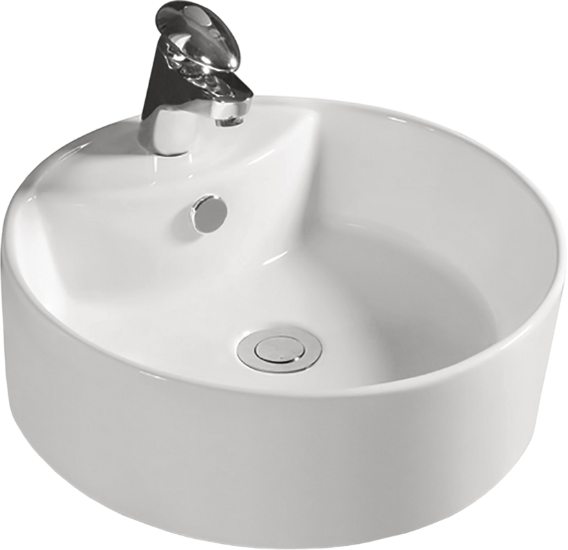 Раковина SantiLine SL-1069 накладная, белая