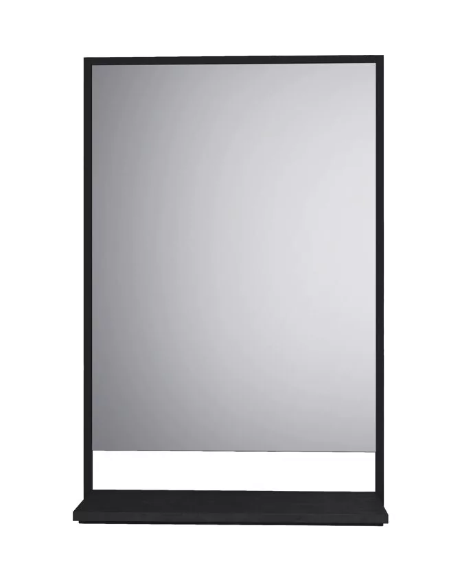 Зеркало 1Marka Grunge loft 60П дуб вотан/черный