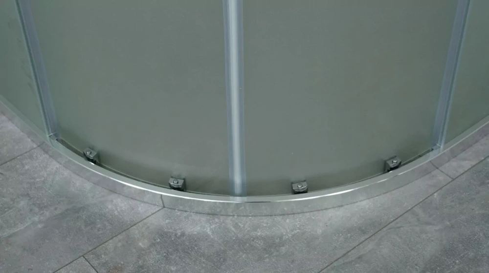 Душевой уголок Timo Altti 601 Clean Glass прозрачное стекло 100х100 полукруглый 1/4, без поддона, хром от магазина Vanna-Vanna.ru!