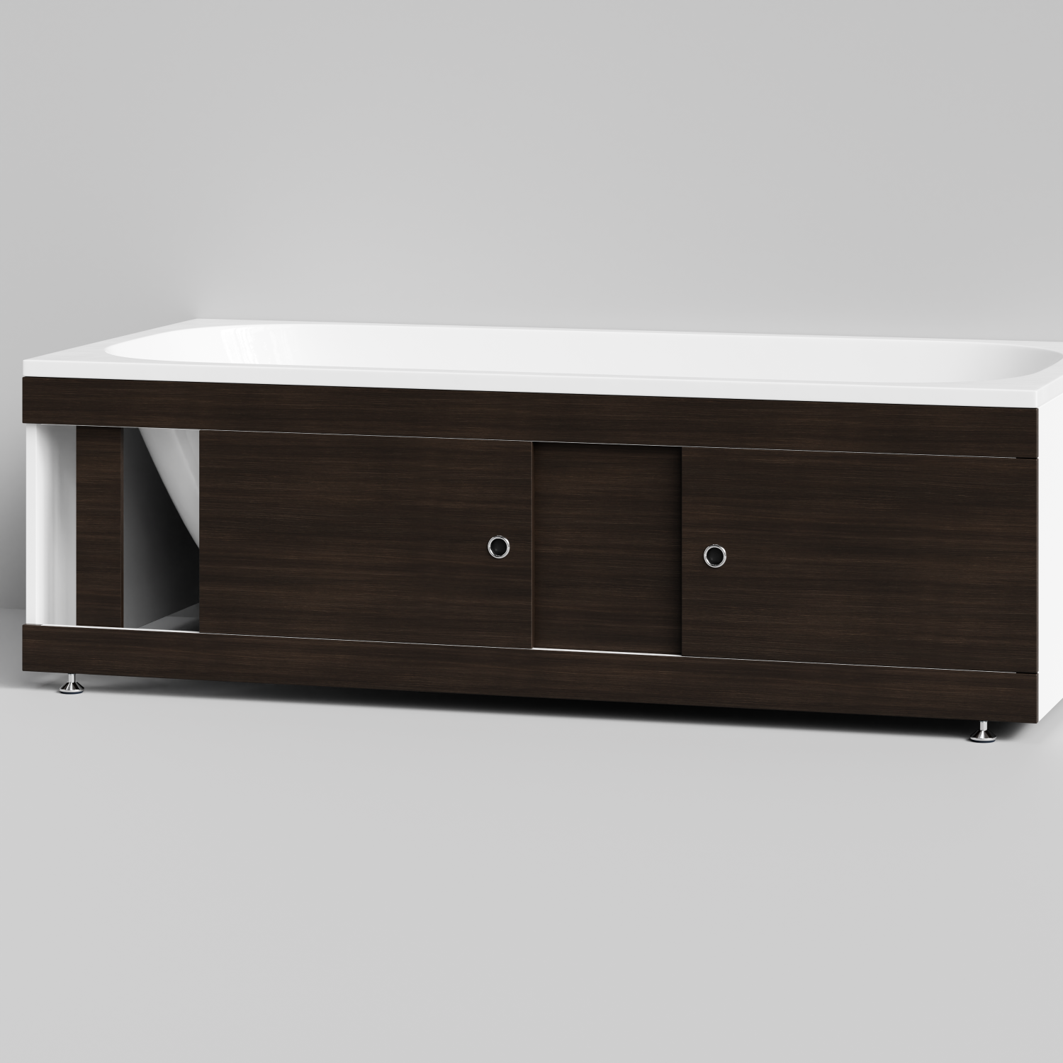 Экран под ванну Vod-ok Купе 180 раздвижной Палисандр