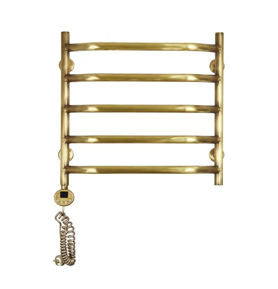 Полотенцесушитель электрический Domoterm Лаура Плюс П5 500х500 АБР EL, античная бронза