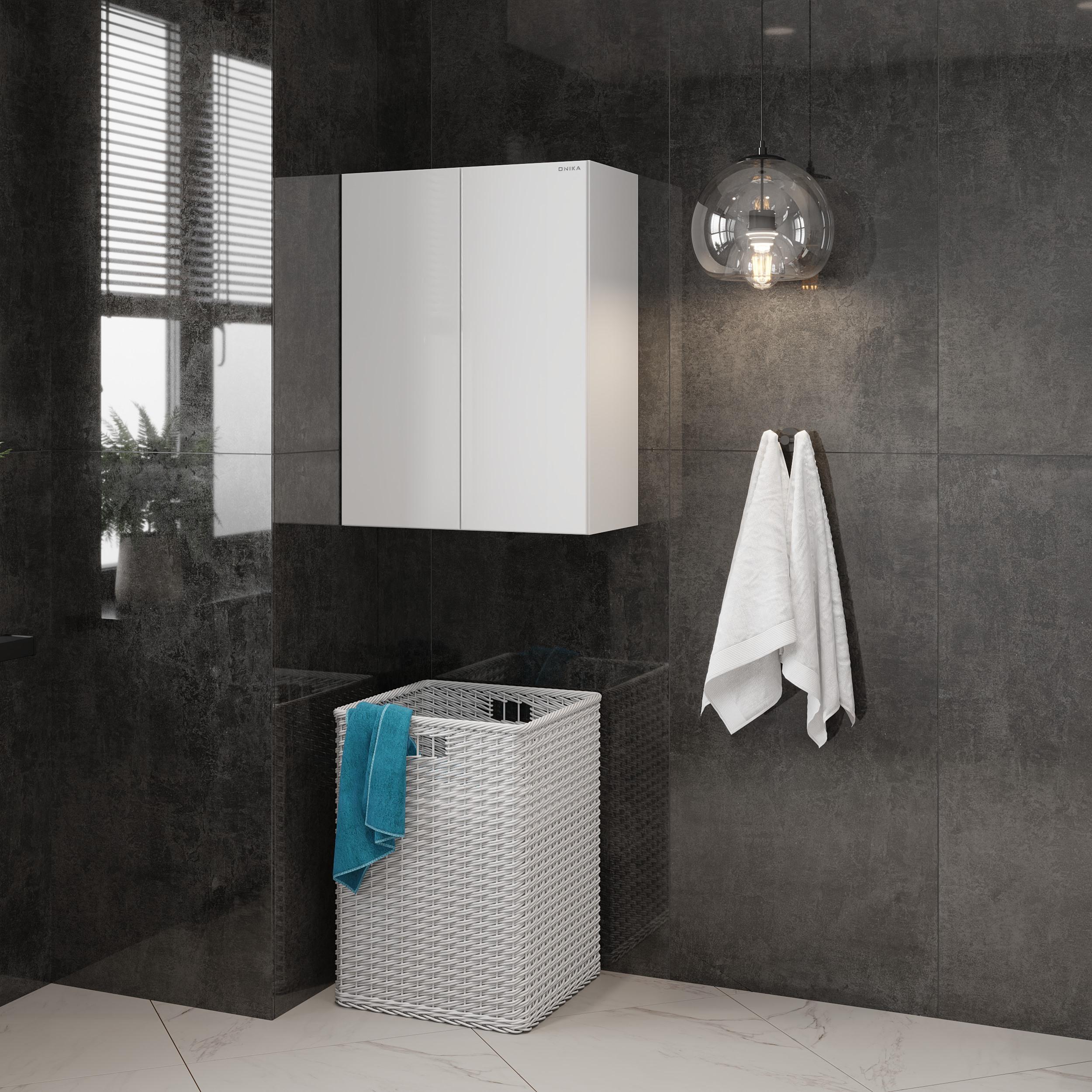 Шкаф навесной Onika Маркус 60 белый (разборный) Шкаф навесной Onika Маркус 60 белый (разборный)