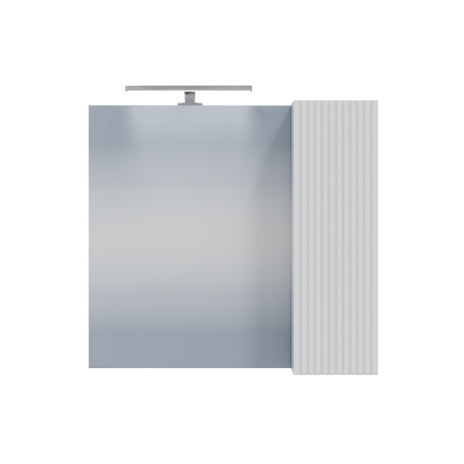 Зеркало-шкаф Санта Альтаир 70 R свет, белый