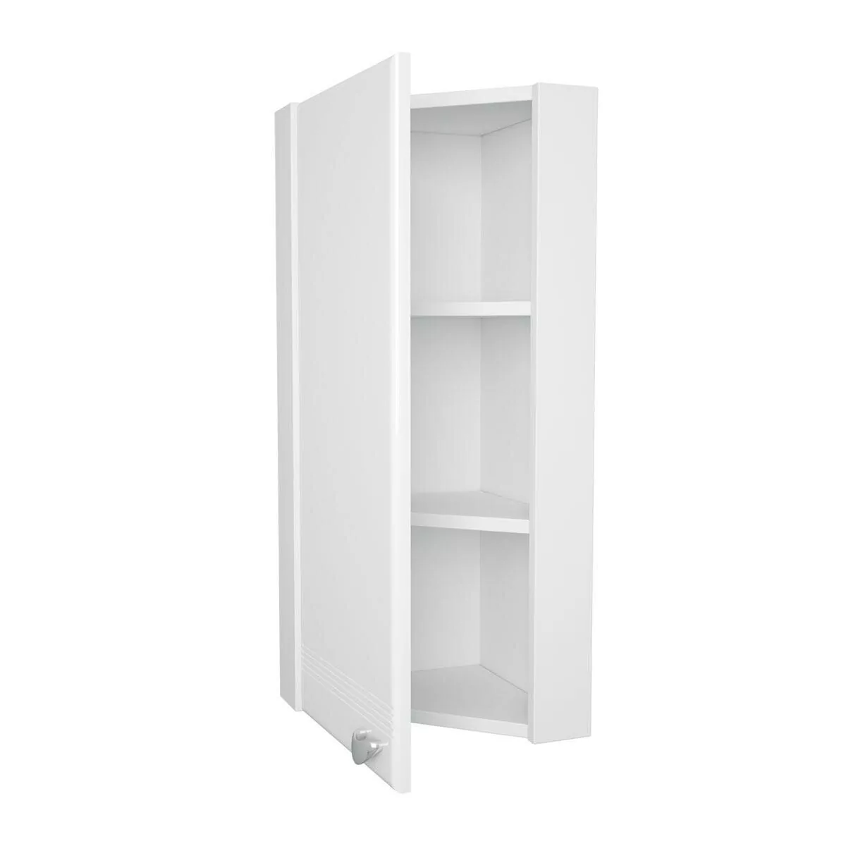 Шкаф навесной 1Marka Story 43П L угловой, левый, белый