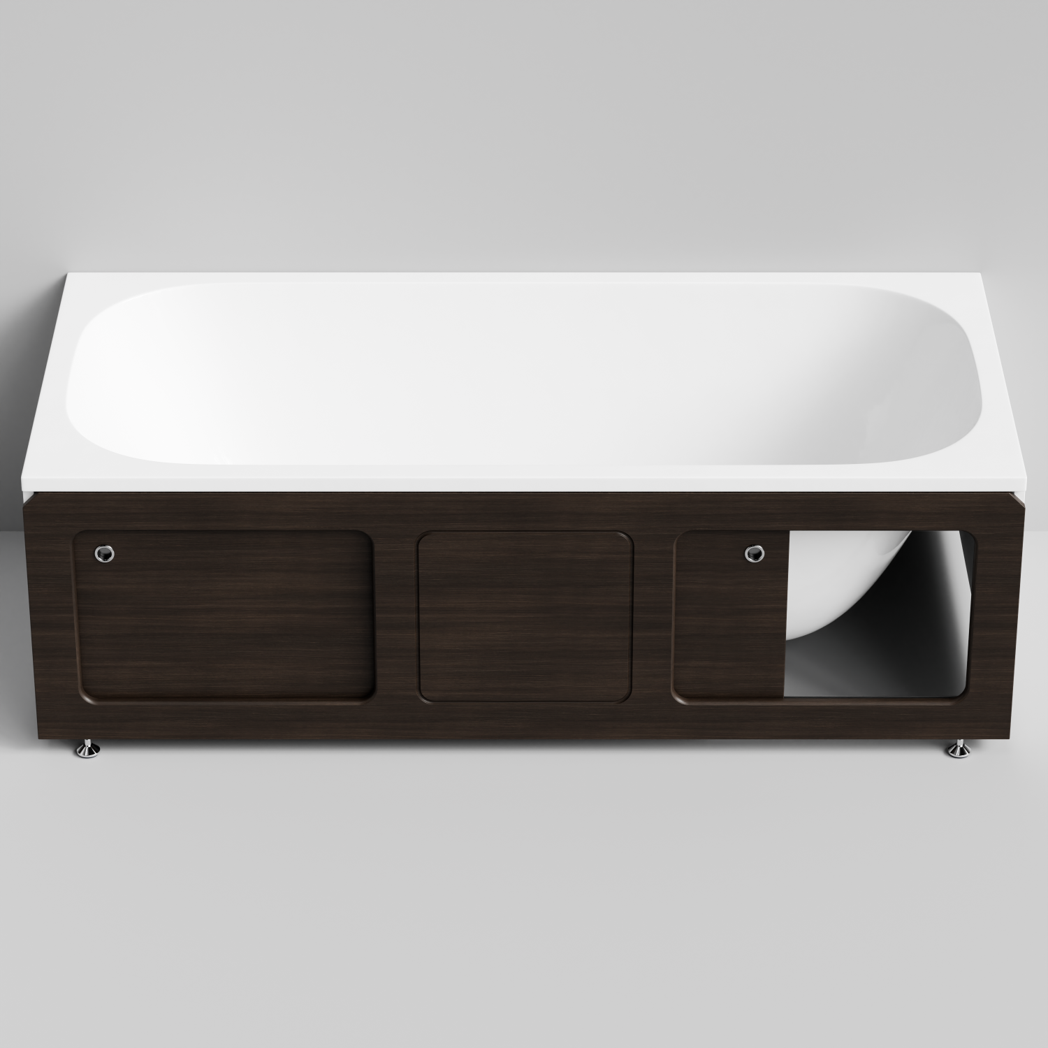 Экран под ванну Vod-ok Хит 180 раздвижной Палисандр