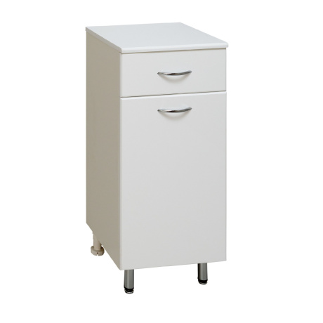 Тумба-комод Runo 40 с корзиной для белья, белый