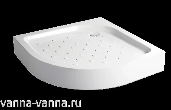 Поддон для душа Метакам Classic N 90х90 полукруглый, акриловый, белый
