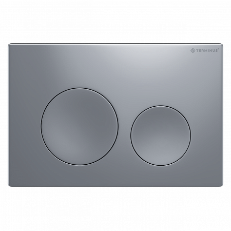 Клавиша смыва для инсталляции Terminus Classic кнопка круг, цвет хром