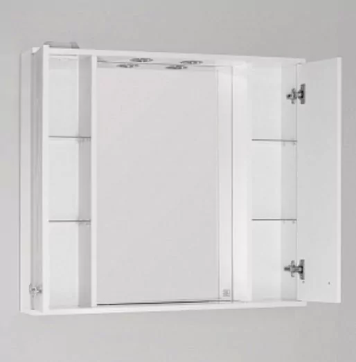 Зеркало со шкафчиком Style Line Венеция 90/С свет, белый