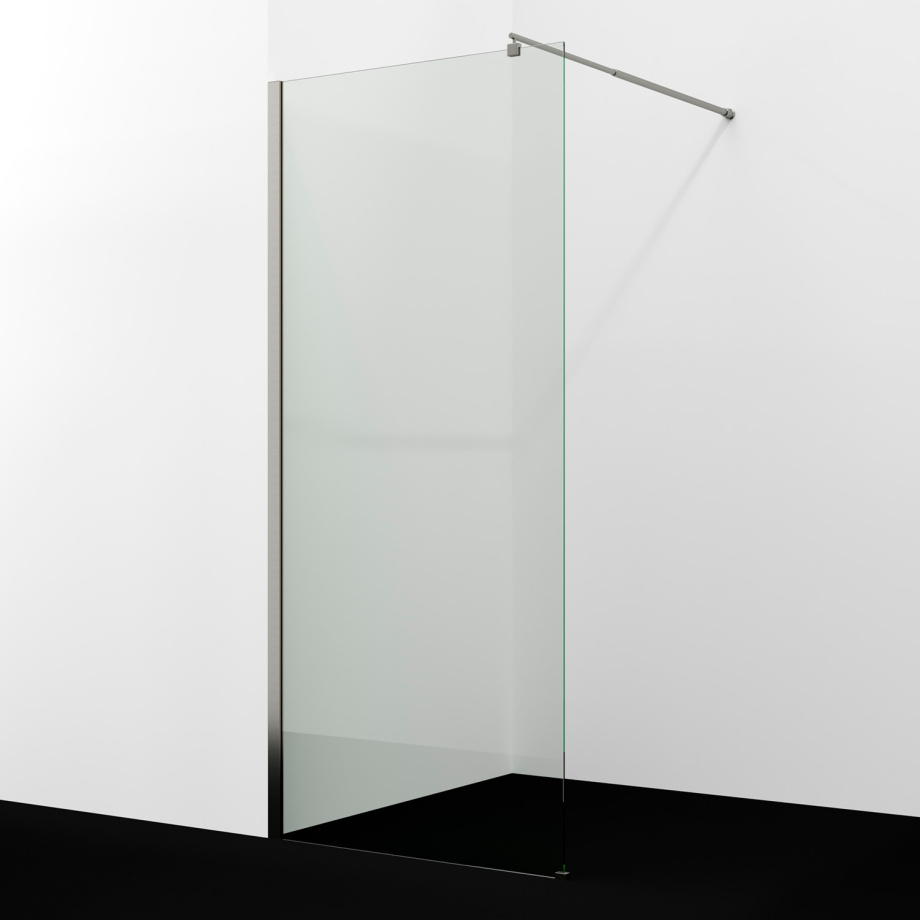 Душевая перегородка Wasserkraft Rur 30W46BN прозрачное стекло, профиль никель