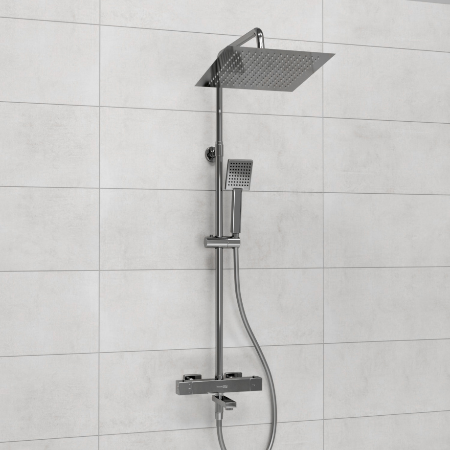 Душевая стойка WasserKraft A199.118.141.087.CH Thermo хром