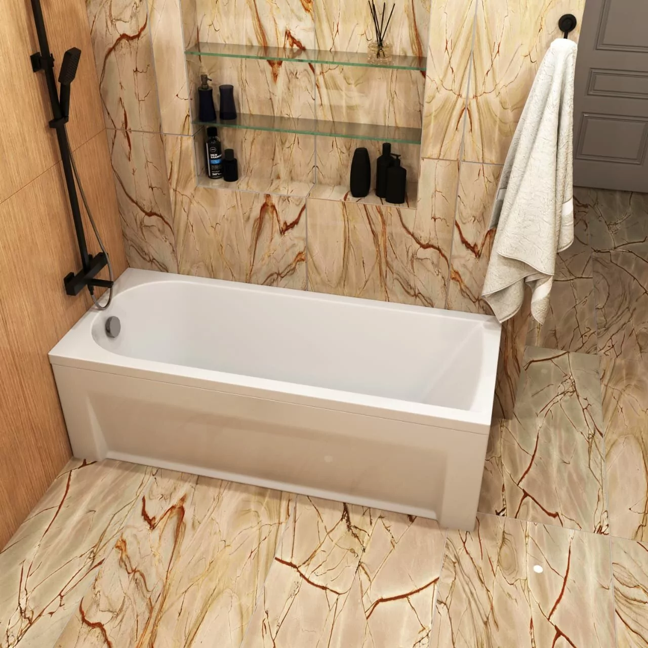 Ванна акриловая Timo Mika 150x70