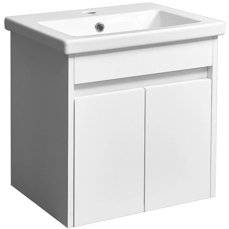 Тумба с раковиной Stella Polar Фаворита 60 подвесная, белая