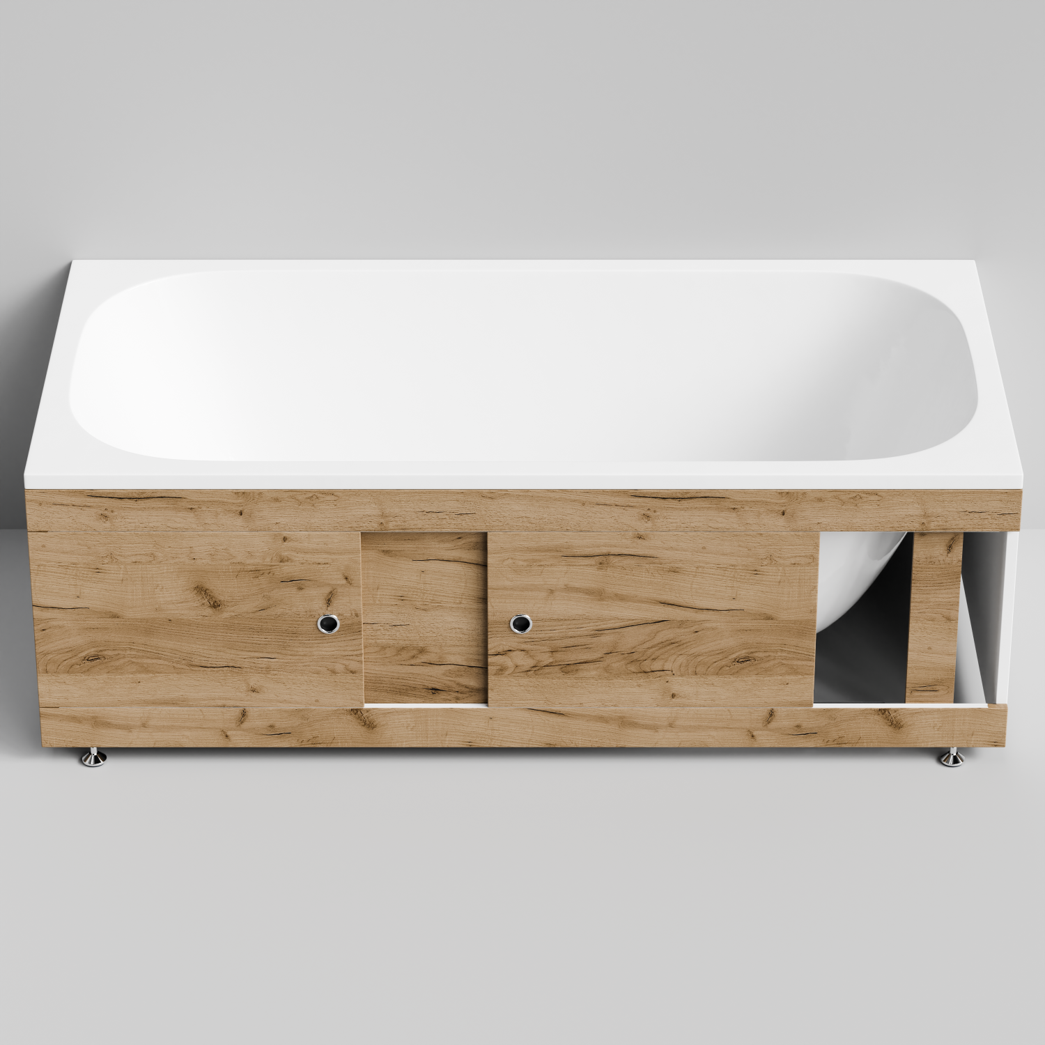 Экран под ванну Vod-ok Купе 170 раздвижной Дуб Тортуга