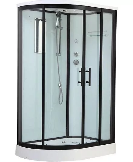 Душевая кабина Timo Standart Т-6602 Black R 120x85