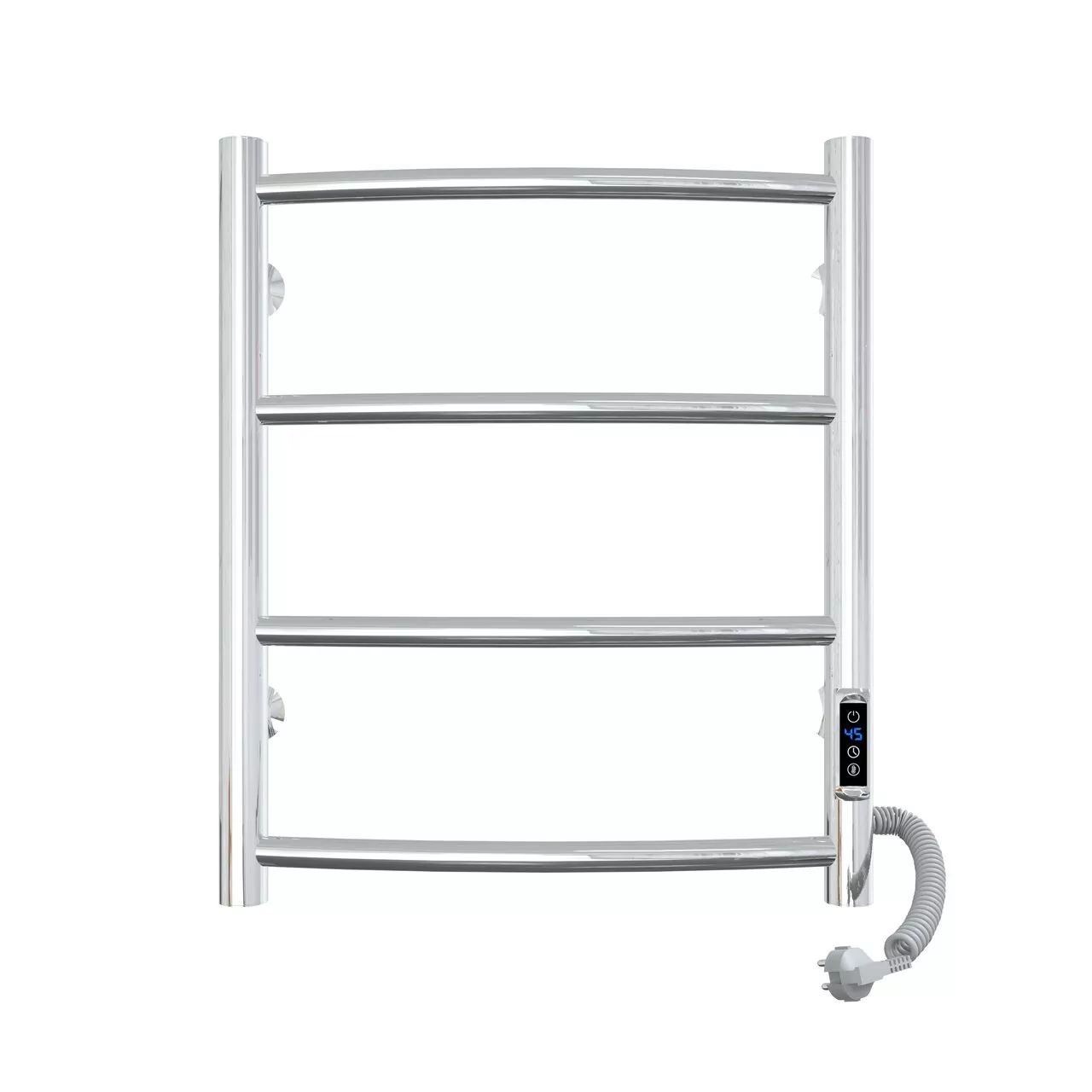Полотенцесушитель электрический Laris Классик П4 400х500 с терморегулятором, правый, хром