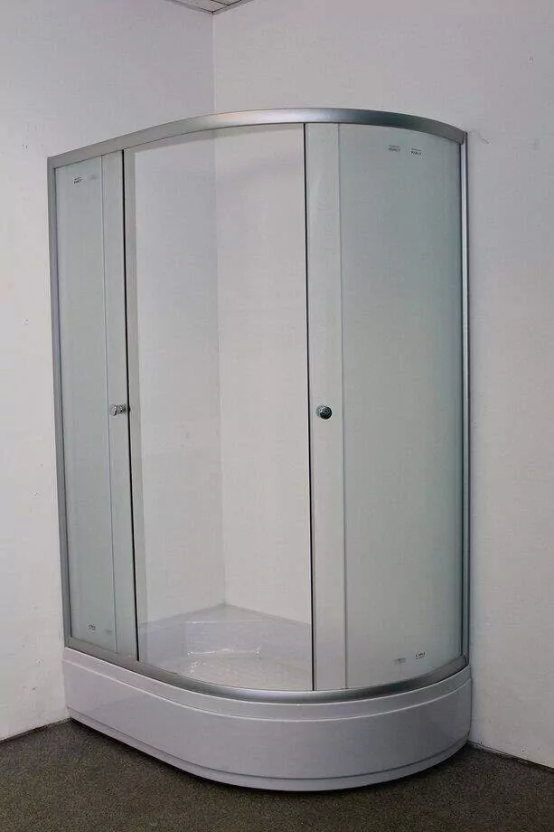 Душевой уголок Parly ZFM1201L 120х80 левый, асимметричный, с низким поддоном, матовое стекло, хром Душевой уголок Parly ZFM1201L 120х80 левый, асимметричный, с низким поддоном, матовое стекло, хром