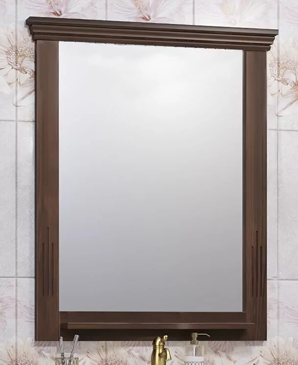 Зеркало Opadiris Риспекто 80 свет, орех антикварный