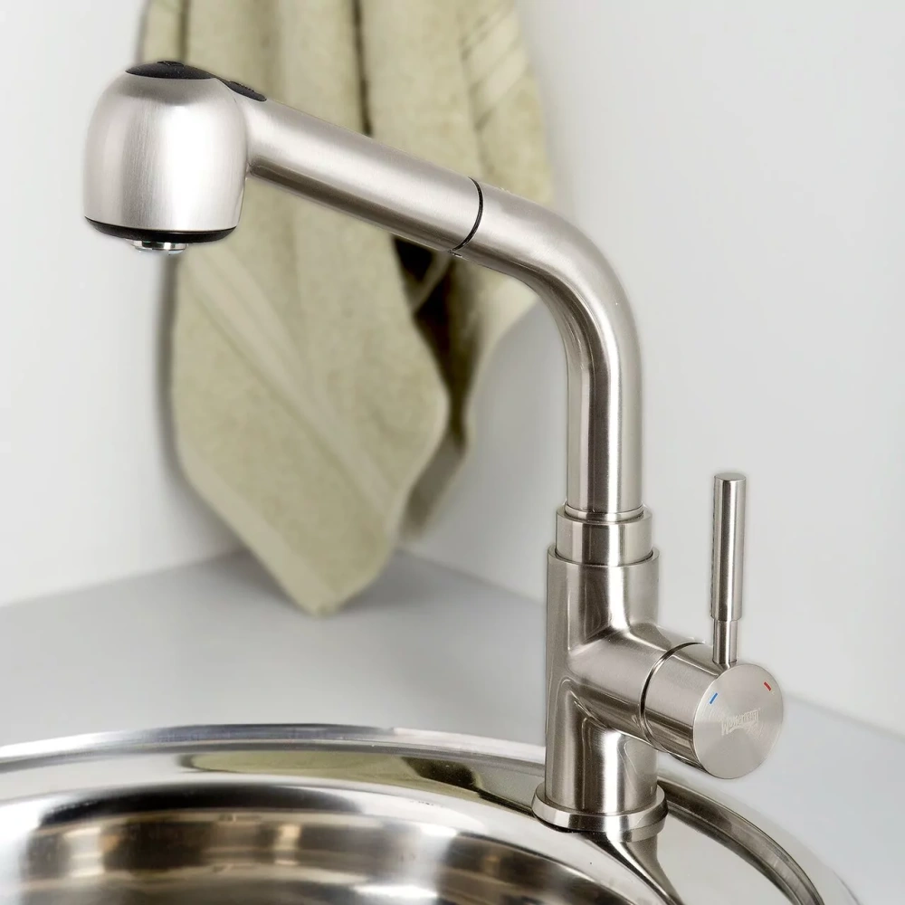 Смеситель для кухни WasserKraft Wern 4266 никель от магазина Vanna-Vanna.ru!