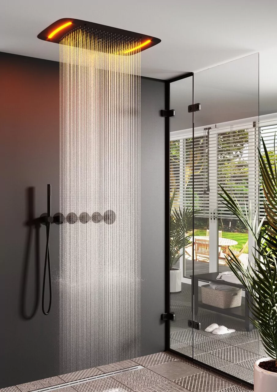 Душевой комплект Timo Saona SX-2319/03SM черный матовый