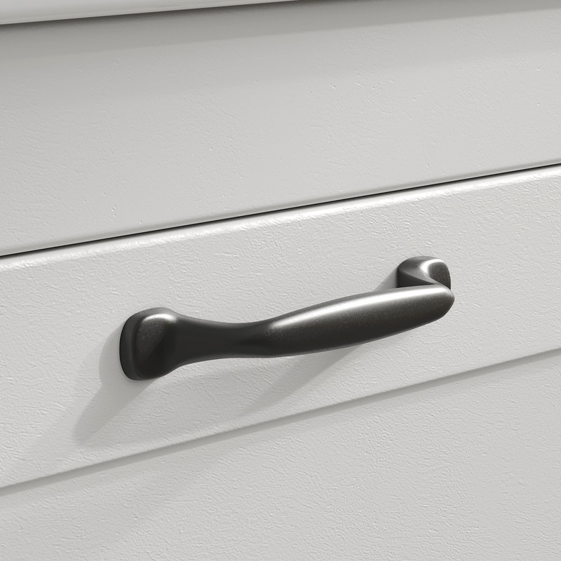 Тумба с раковиной EQUIL Lago 80 подвесная, 2 ящика, белый/дуб сонома