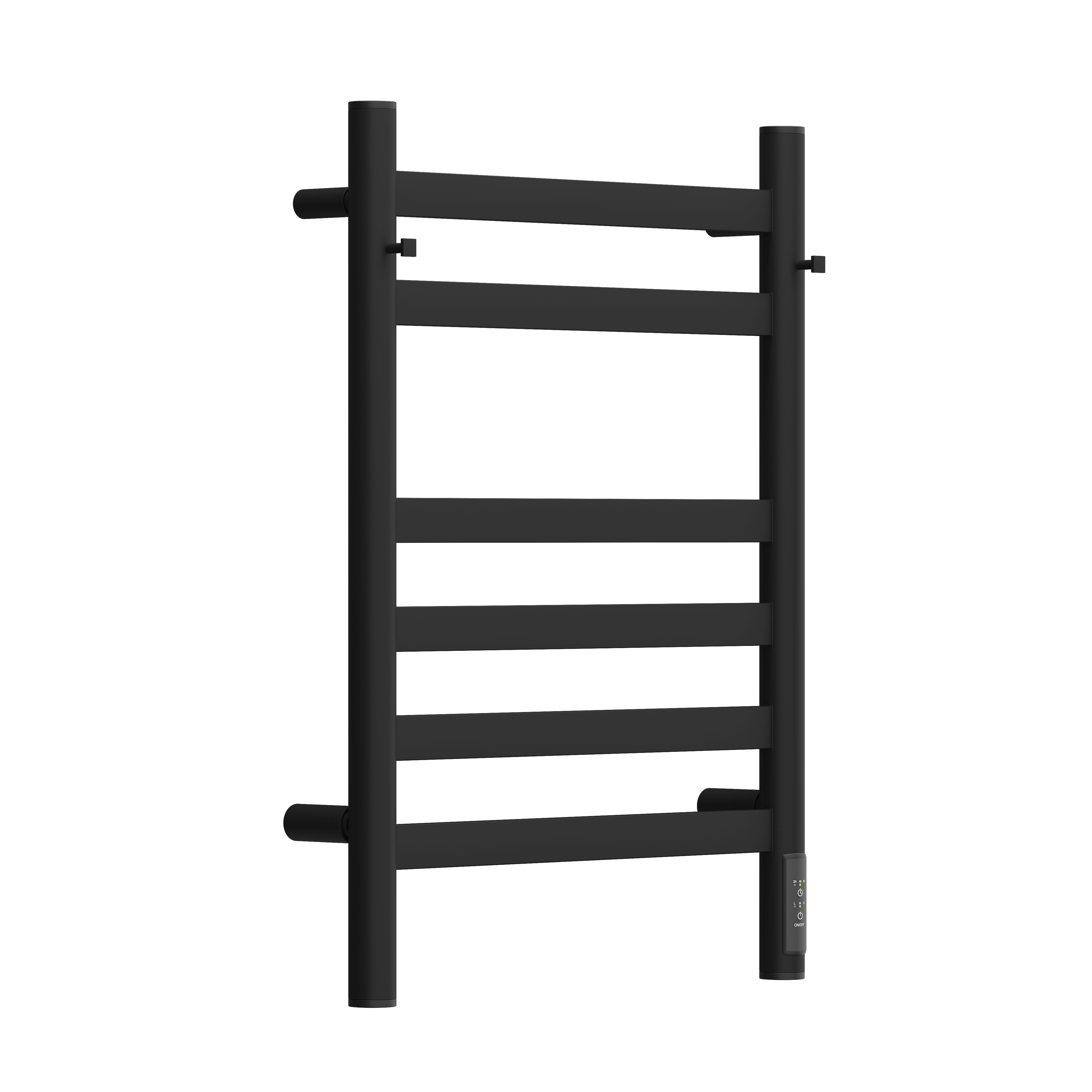 Полотенцесушитель электрический APEXTERMO Sfera SF10164BM 600x400 с крючками, черный матовый