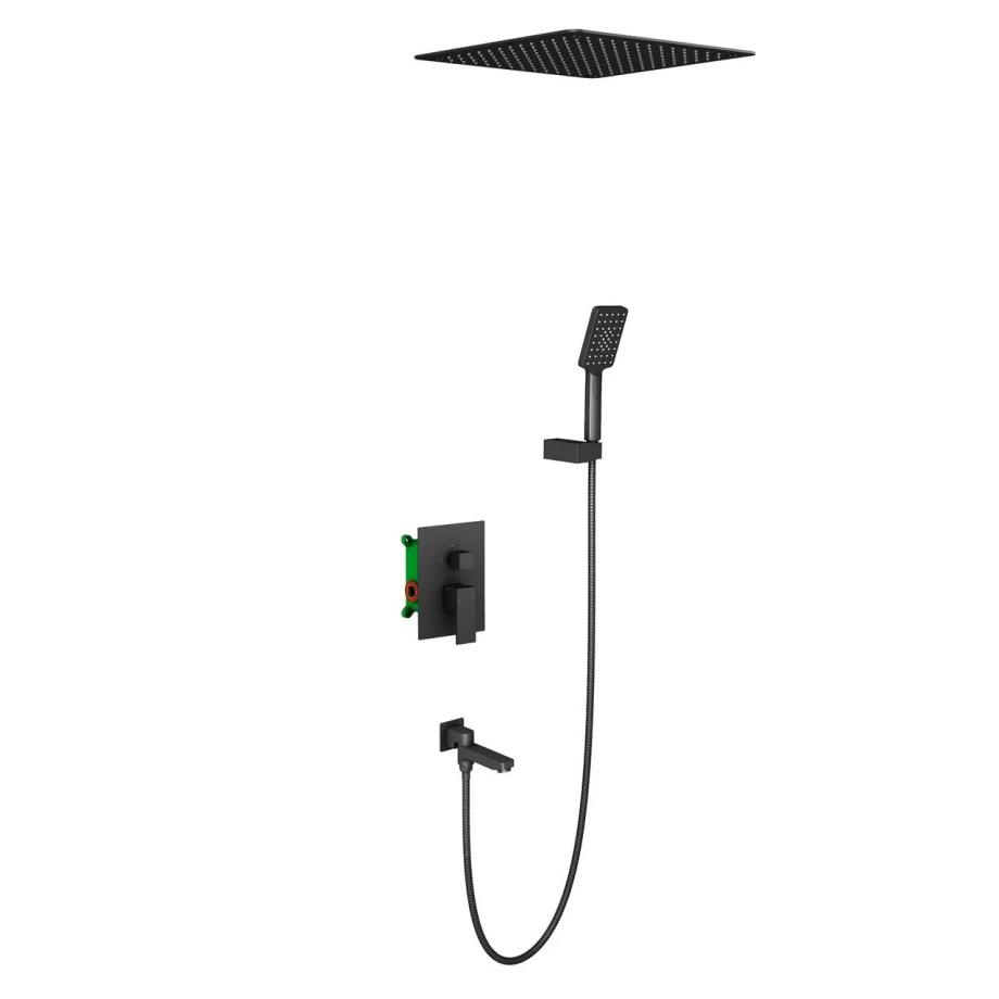 Душевой комплект Timo Selene SX-2039/03SM черный матовый