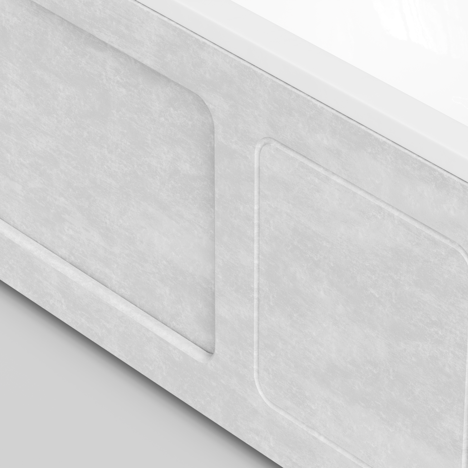 Экран под ванну Vod-ok Хит 170 раздвижной Белый камен