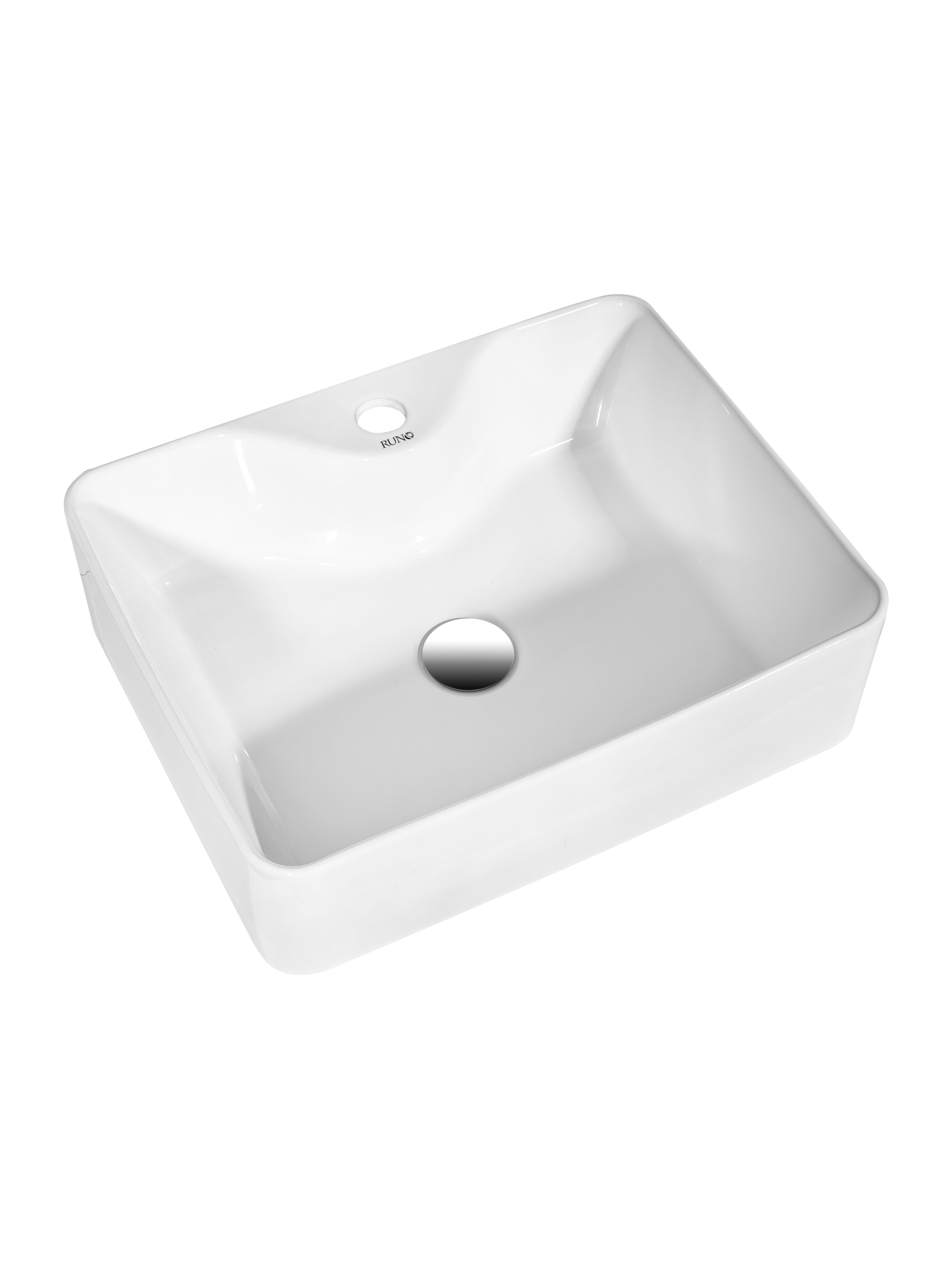 Раковина Runo Lavello 48x37, белый